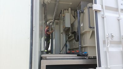 На очисних спорудах біля Луцька запрацювала нова мобільна станція. В чому її перевага На очисних спорудах біля Луцька запрацювала нова мобільна станція. В чому її перевага