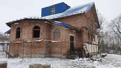 На Тернопільщині горіла недобудована церква: що відомо На Тернопільщині горіла недобудована церква: що відомо