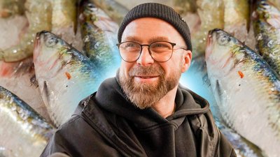 Дунайський оселедець на одному з одеських ринків