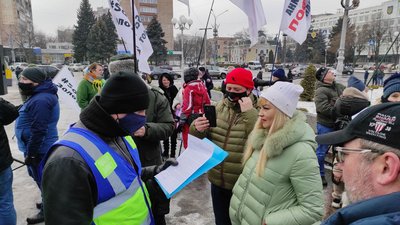 У Черкасах мітингують підприємці
