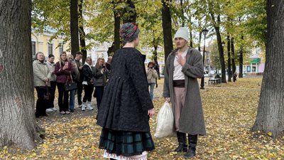 У Полтаві влаштували театралізовану екскурсію містом про життя Панаса Мирного