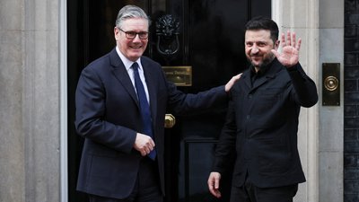 Кір Стармер, Володимир Зеленський