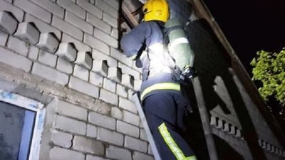 На Херсонщині горів житловий будинок На Херсонщині горів житловий будинок