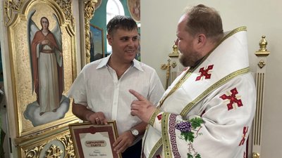 Владислав Куценко, заступник голови ЗОР, отримав Благословенну грамоту ПЦУ