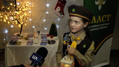 У Житомир прибув Вифлеємський вогонь миру У Житомир прибув Вифлеємський вогонь миру