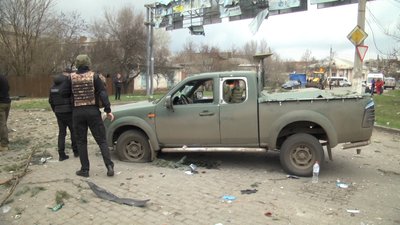 Російські військові обстріляли центр Слов'янська ракетами "С-300", 27 березня 2023 Російські військові обстріляли центр Слов'янська ракетами "С-300", 27 березня 2023