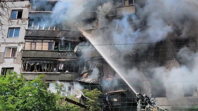 Російський дрон влучив в житловий будинок