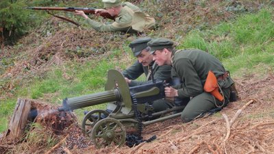 На Львівщині реконструювали події бою Українських січових стрільців на горі Маківка
