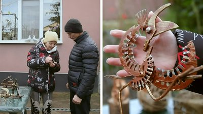 Залізничник з Мукачева виготовляє металеві міні-скульптури на підтримку ЗСУ Залізничник з Мукачева виготовляє металеві міні-скульптури на підтримку ЗСУ