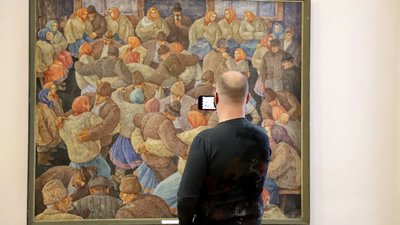 В Ужгороді відкрилась ювілейна виставка Володимира Микити