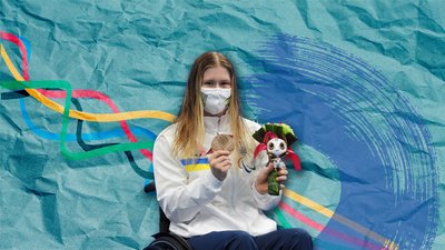 Здобула бронзу. Миколаївська плавчиня Анна Гонтар бере участь у Паралімпіаді-2020