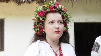 Учасниця гурту "Веселі покутяни" Божена Назарук Учасниця гурту "Веселі покутяни" Божена Назарук
