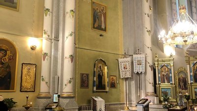 У львівському храмі під побілкою знайшли старовинні розписи У львівському храмі під побілкою знайшли старовинні розписи