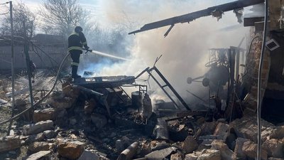 Наслідки обстрілів у Гуляйполі