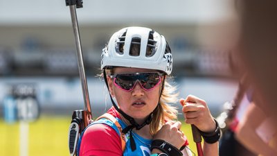 Анастасія Меркушина та Артем Тищенко виграли спринт на чемпіонаті України з літнього біатлону: результати