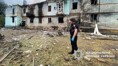 Наслідки обстрілу Костянтинівки Донецької області 18 вересня 2025 року