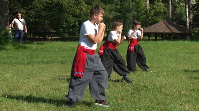 Перше тренування з бойового гопака за час карантину провели в Ужгороді