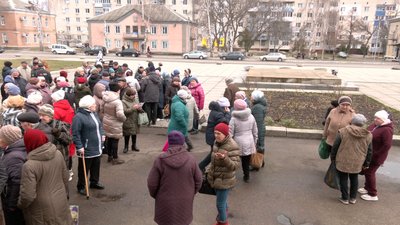 Чигиринці на мітингу проти підвищення тарифів Чигиринці на мітингу проти підвищення тарифів