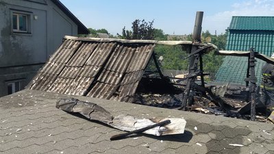 На Харківщині горів магазин На Харківщині горів магазин