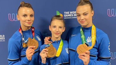 Волинські акробатки – бронзові призерки Всесвітніх Ігор-2022 Волинські акробатки – бронзові призерки Всесвітніх Ігор-2022