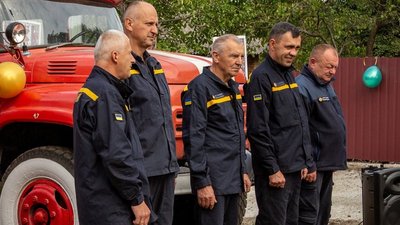 На Тернопільщині, відкрили пожежну станцію, рятувальники, ДСНС, Гримайлівська громада