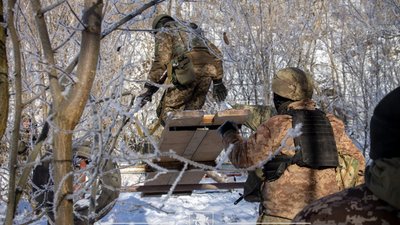 Військові 10 армійського корпусу ВС ЗСУ на фронті, січень 2026 року