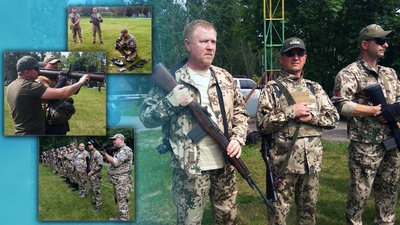 Житомирські бійці тероборони показали, як тренуються та проходять вишкіл