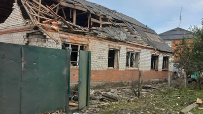 11 липня РФ обстріляла Золочів на Харківщині: 13 будівель пошкоджені