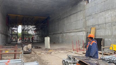 На Полтавщині завершують будівництво найбільшого в області тунелю для сільськогосподарської техніки