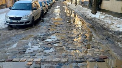 Аварійний стан дороги взимку