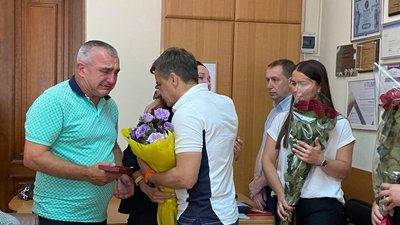 Родина полеглого рятувальника Олексія Сича