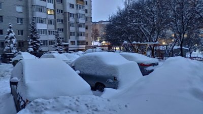 зима, світло, тернопіль, сніг
