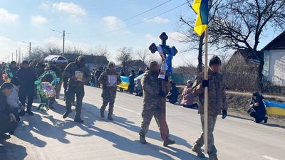 Похорон Олександра, 30 січня 2024 року.
