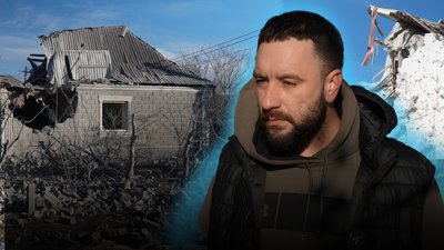 Будинок після російського обстрілу у Миколаєві 13 грудня 2025 року