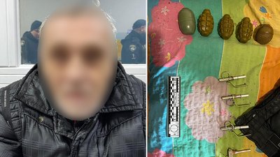 У Летичеві поліцейські затримали чоловіка, який вдома зберігав бойові гранати та набої