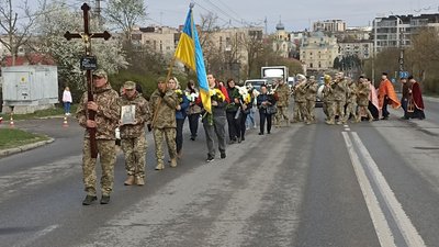 похорон на Микулинецькому кладовищі, Тернопіль, 4 квітня, 2024 похорон на Микулинецькому кладовищі, Тернопіль, 4 квітня, 2024