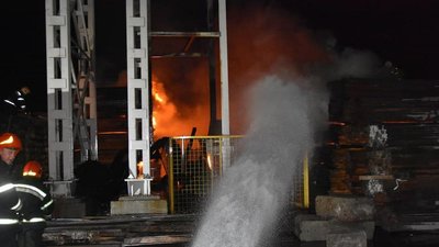 В Одеському порту сталася пожежа В Одеському порту сталася пожежа