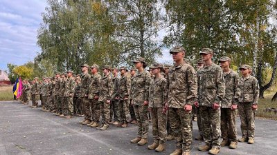 46 першокурсників Луганського військового ліцею склали присягу