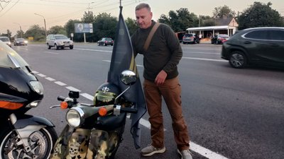 Мотопробіг у тисячу кілометрів: ветеран з Луцька збирає гроші для побратимів Мотопробіг у тисячу кілометрів: ветеран з Луцька збирає гроші для побратимів