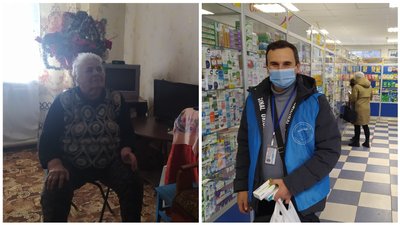 Волонтери доставляють "Доступні ліки" вздовж лінії розмежування