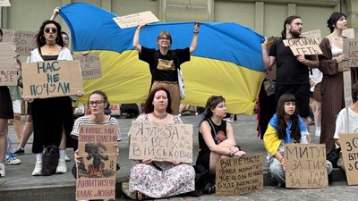 П'ятий день акції протесту проти відставки Михайла Федорова в Одесі, 20 липня 2026 року
