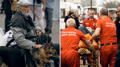 До Кропивницького евакуаційним потягом доправили переселенців із зони бойових дій До Кропивницького евакуаційним потягом доправили переселенців із зони бойових дій