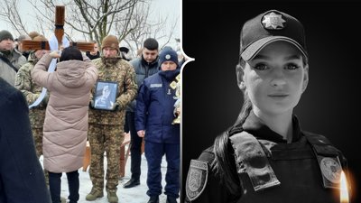 Похорон поліцейської на Волині, Вікторія Шпилька, теракт у Львові 22 лютого