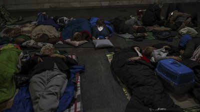 обстріл Києва 7 жовтня 2026, люди в метро
