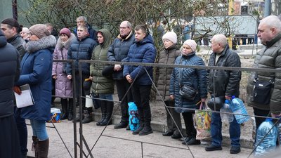 Черкащани чекають на освячення води, 6 січня 2024 року