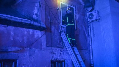 Фото однієї з пожеж на Буковині, яка трапилась 20 січня