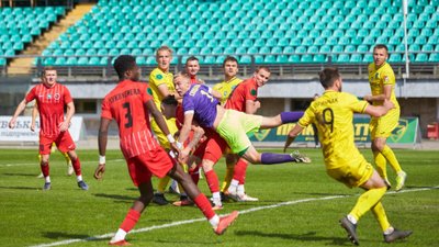 Футбольний клуб "Прикарпаття" поступився вишгородському "Діназу"