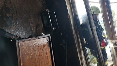 Горіла квартира в Нововолинську Горіла квартира в Нововолинську