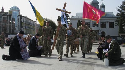 Прощання Романом Янчуком, Тернопіль, 30 березня, 2024