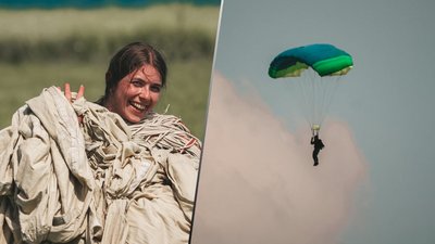 "Це адреналін. Буває люди не пам'ятають стрибка" — інструктор зі стрибків з парашутом